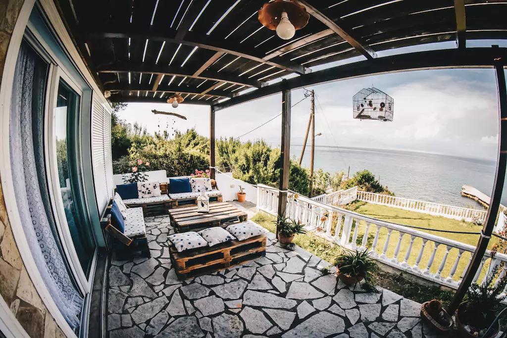 Villa Galanis By The Sea ニフォレイカ エクステリア 写真