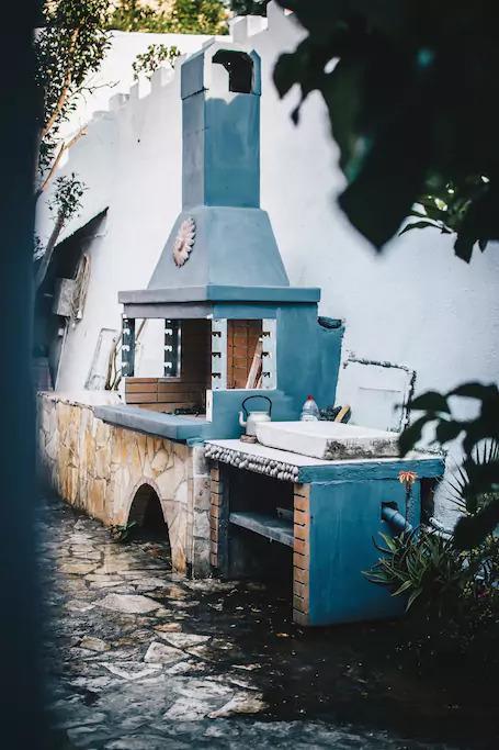 Villa Galanis By The Sea ニフォレイカ エクステリア 写真